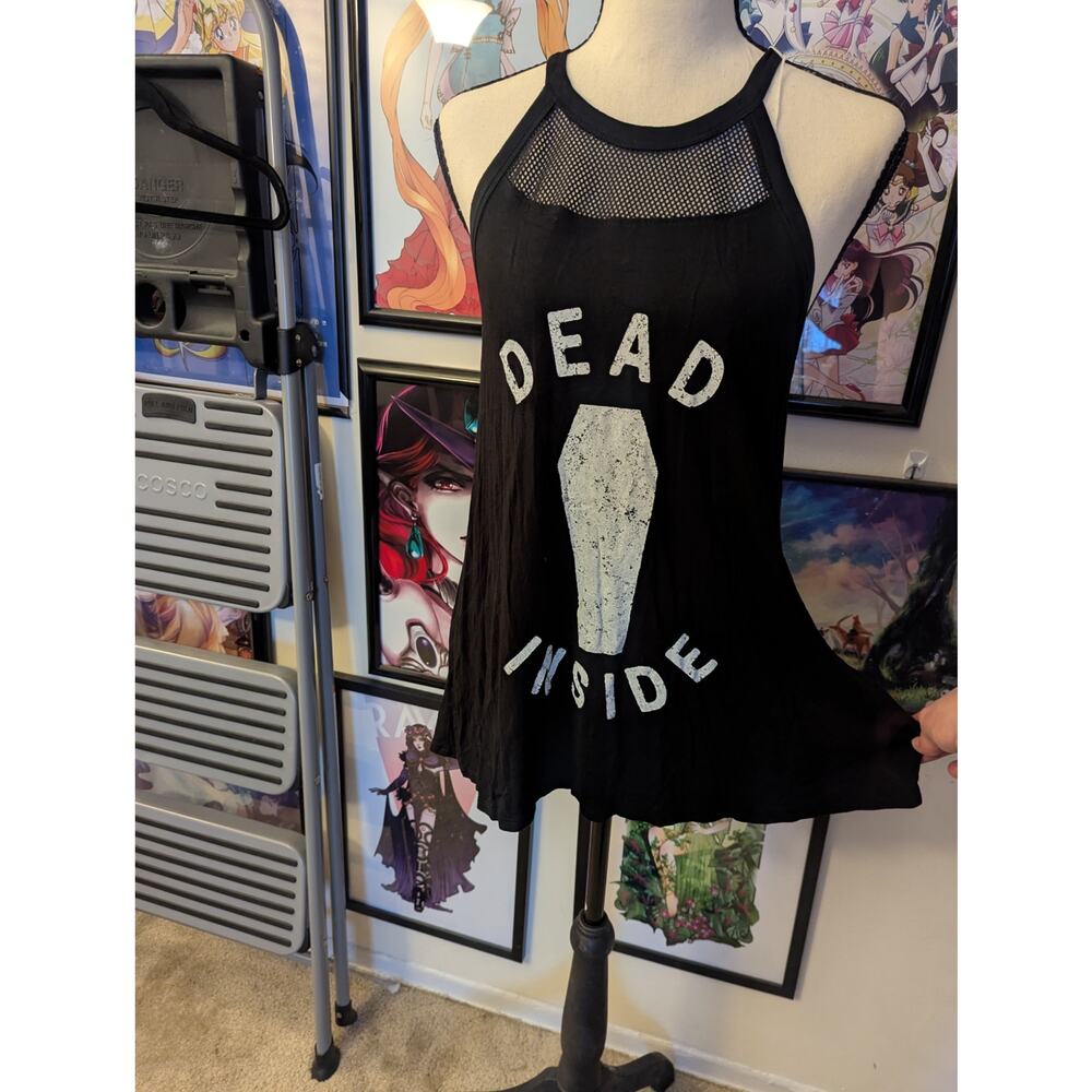 Midnight Hour Dead Inside Tank Sz S
